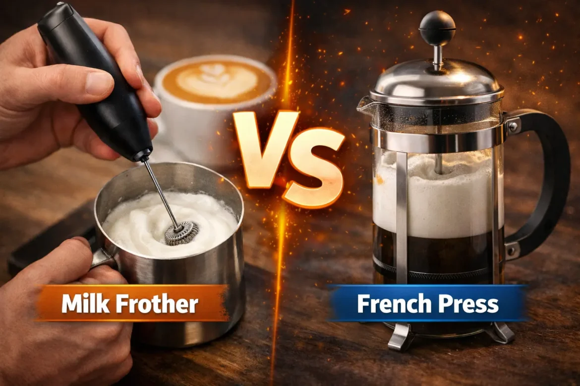 milk frother vs french press