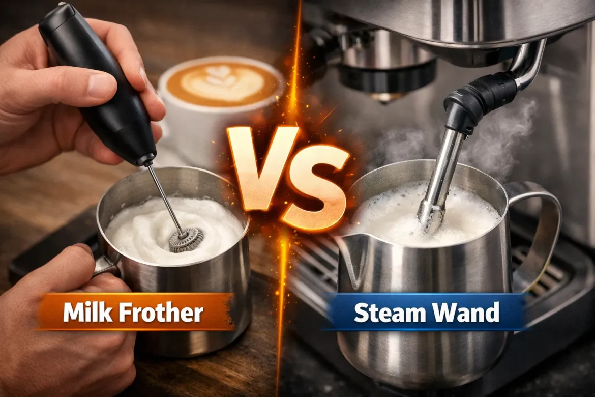 milk frother vs steam wand